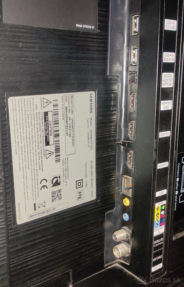 Predám 4KUHD SMART TV Samsung UE65NU7172 (165cm) - 5