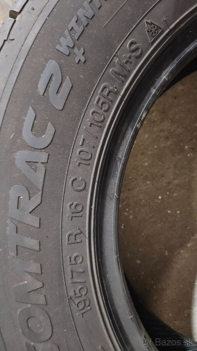 Zimne pneu 195/75 r16c vredestein - 5