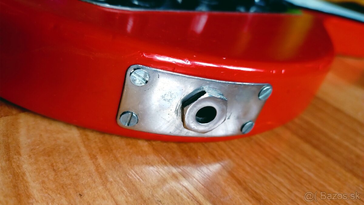 Elektricka retro gitara Jolana Iris cervena - 5