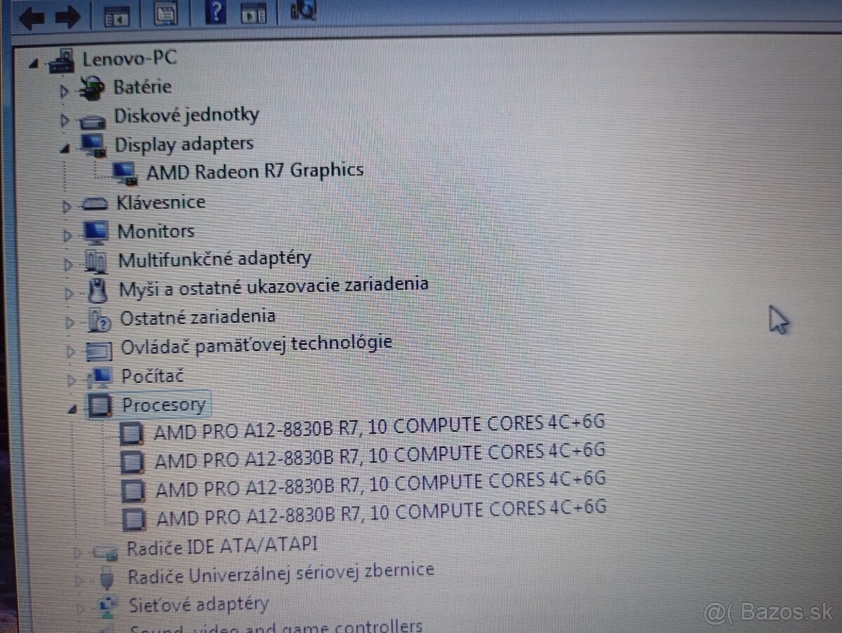 Lenovo Thinkpad A475 , AMD PRO A-12 , 8gb ram . Windows 7 - 5
