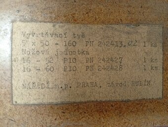 Vyvrtávací tyč Narex 5 x 50 - 160 PN 24213.02 - 5