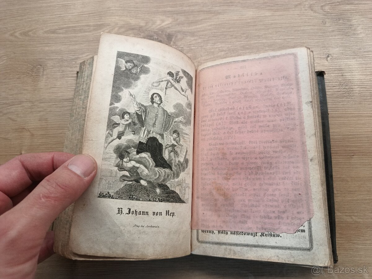 Starožitná modlitebná knižka 1846 - 5