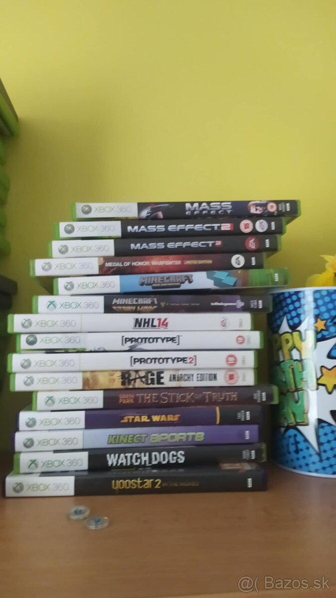 X Box 360+kinec+hry+ovladač - 5