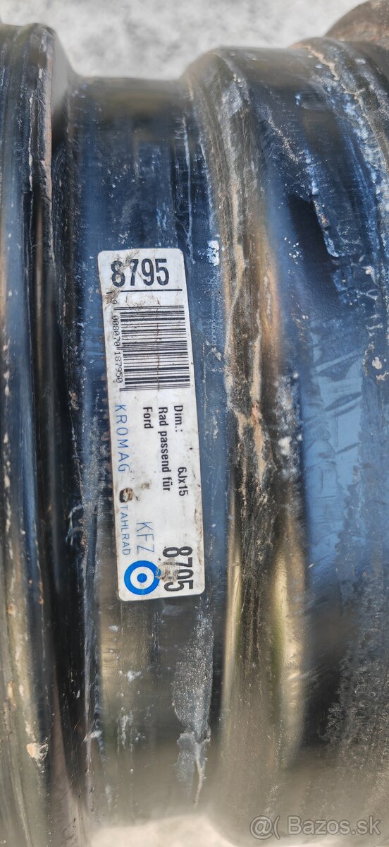 Plechové disky 5x108 R15 - 5