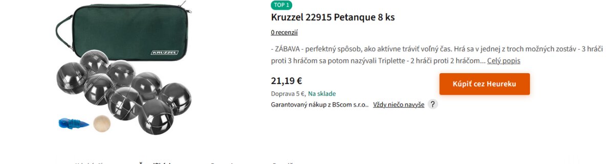 Petangove gule 8 ks - Petanque - 5