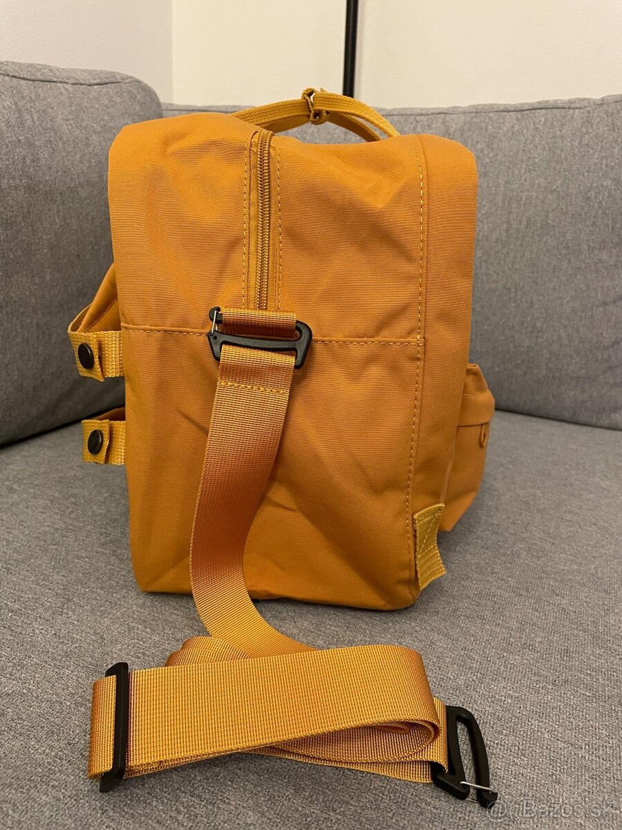 Predám batoh značky Fjällräven Kanken Weekender žltý - 5