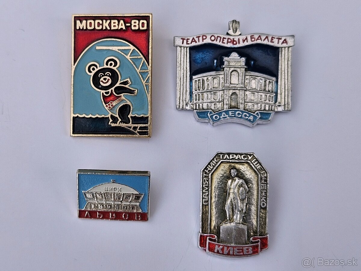 Staré odznaky miest, obcí, podnikov, združení a udalostí - 5