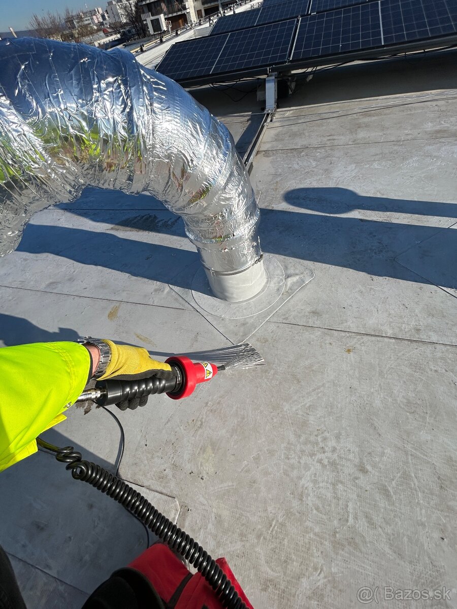 Iskrová skúška, diagnostika plochej strechy - 5
