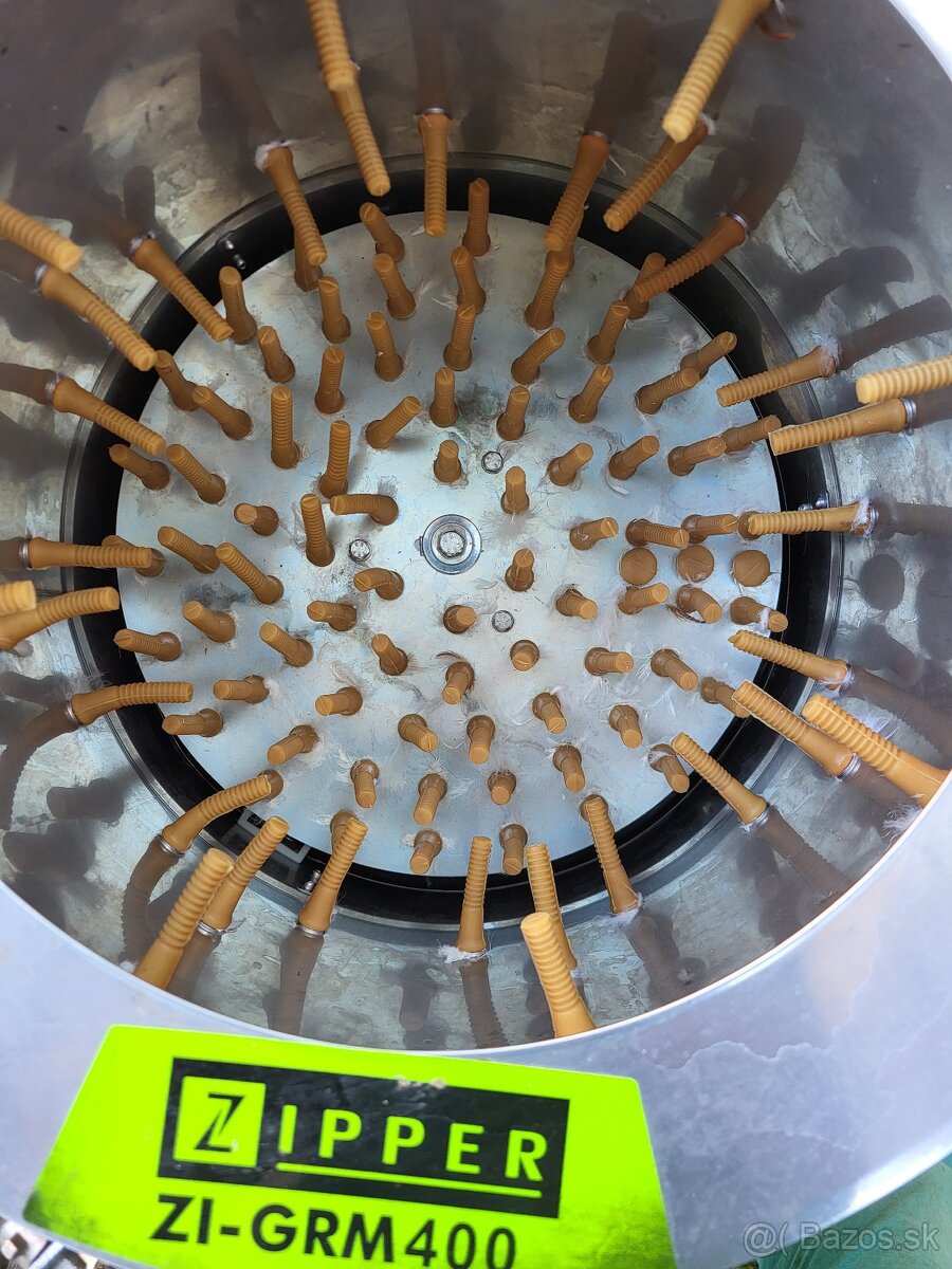 Predám šklbačku hydiny Zipper ZI GRM 400 - 5