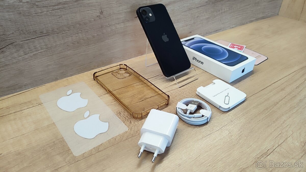 iPhone 12 black - v záruke + príslušenstvo - 5