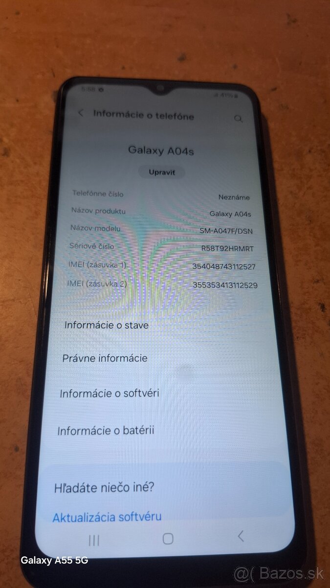 Samsung galaxy A04s - 5