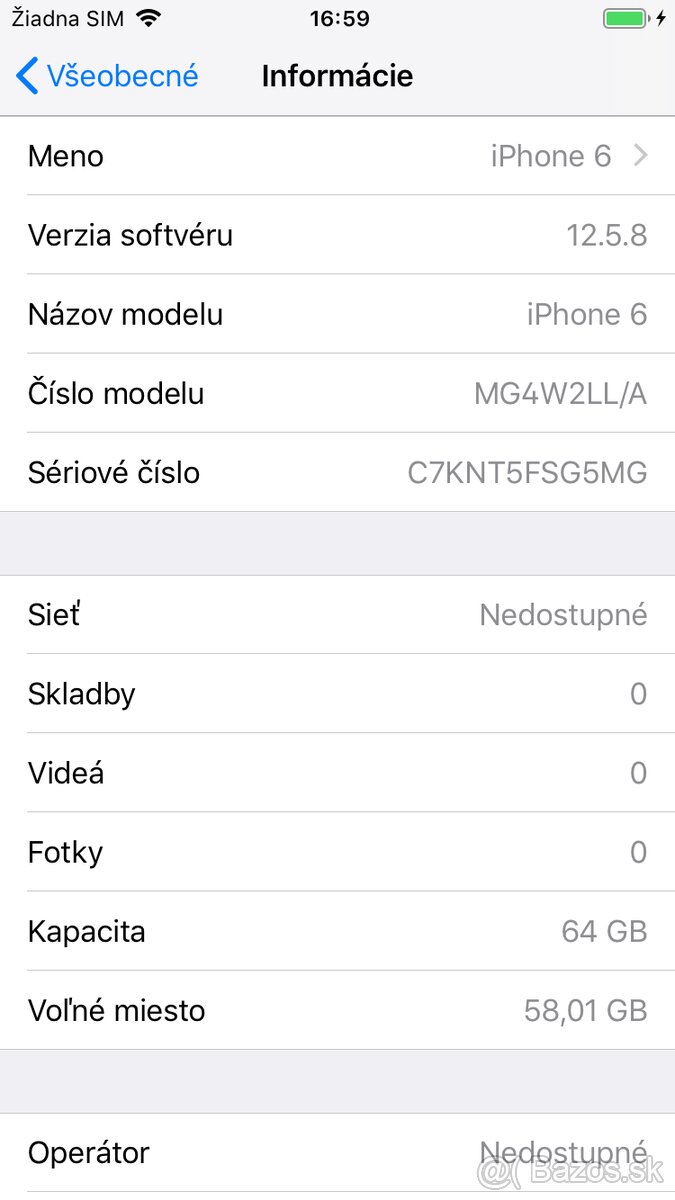 Apple iPhone 6 - 64 GB - 5
