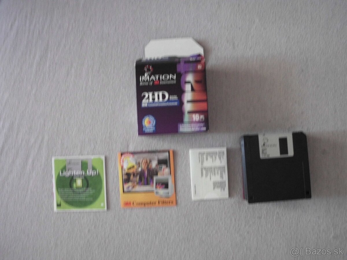 Diskety 3,5'' Imation 10 ks , krabicka, nenalepene stitky - 5