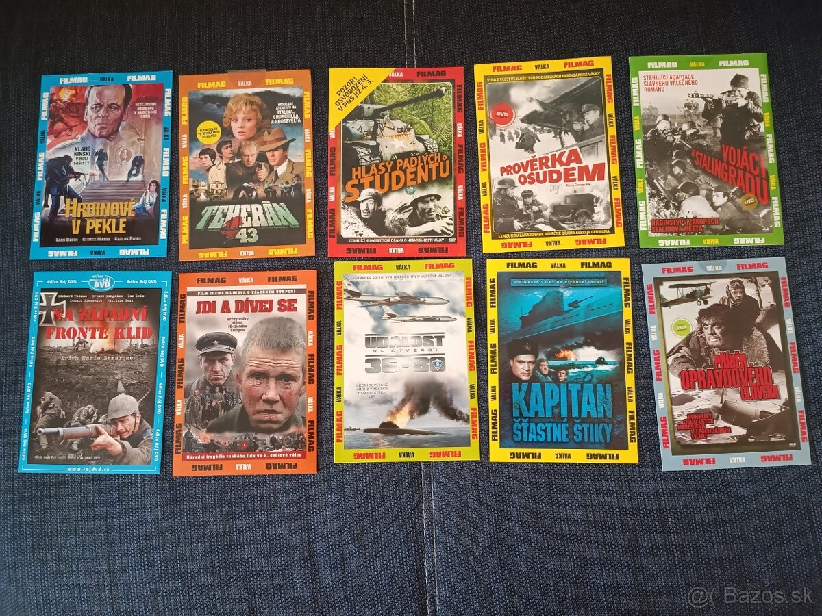 Zbierka DVD - vojnové filmy - 5