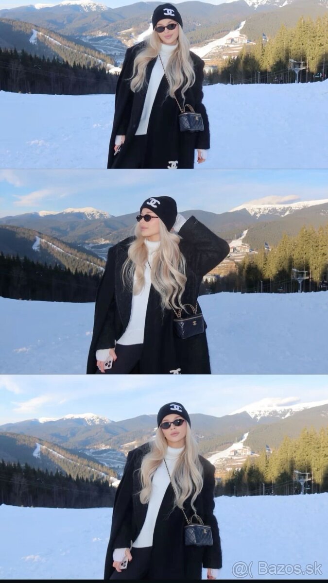 Chanel čierna čiapka - 5