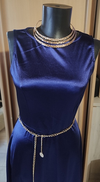 elegantné modré S - 5