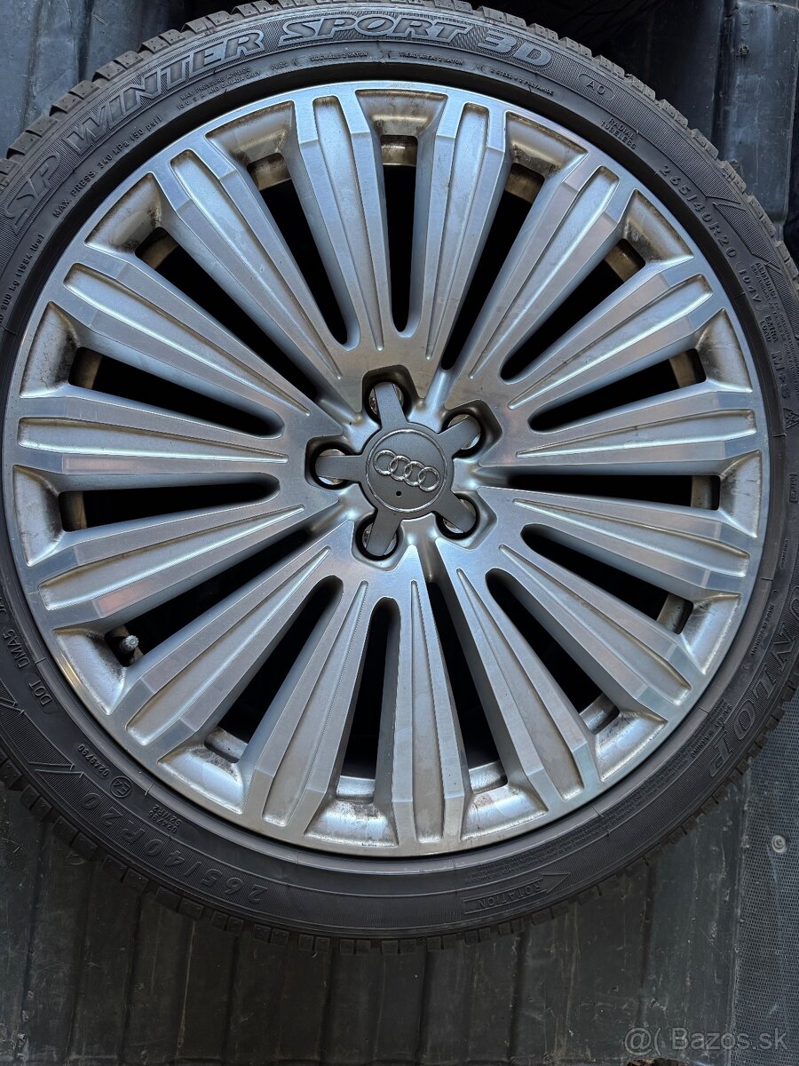 Predám zimné 20” Elektrony originál Audi - 5