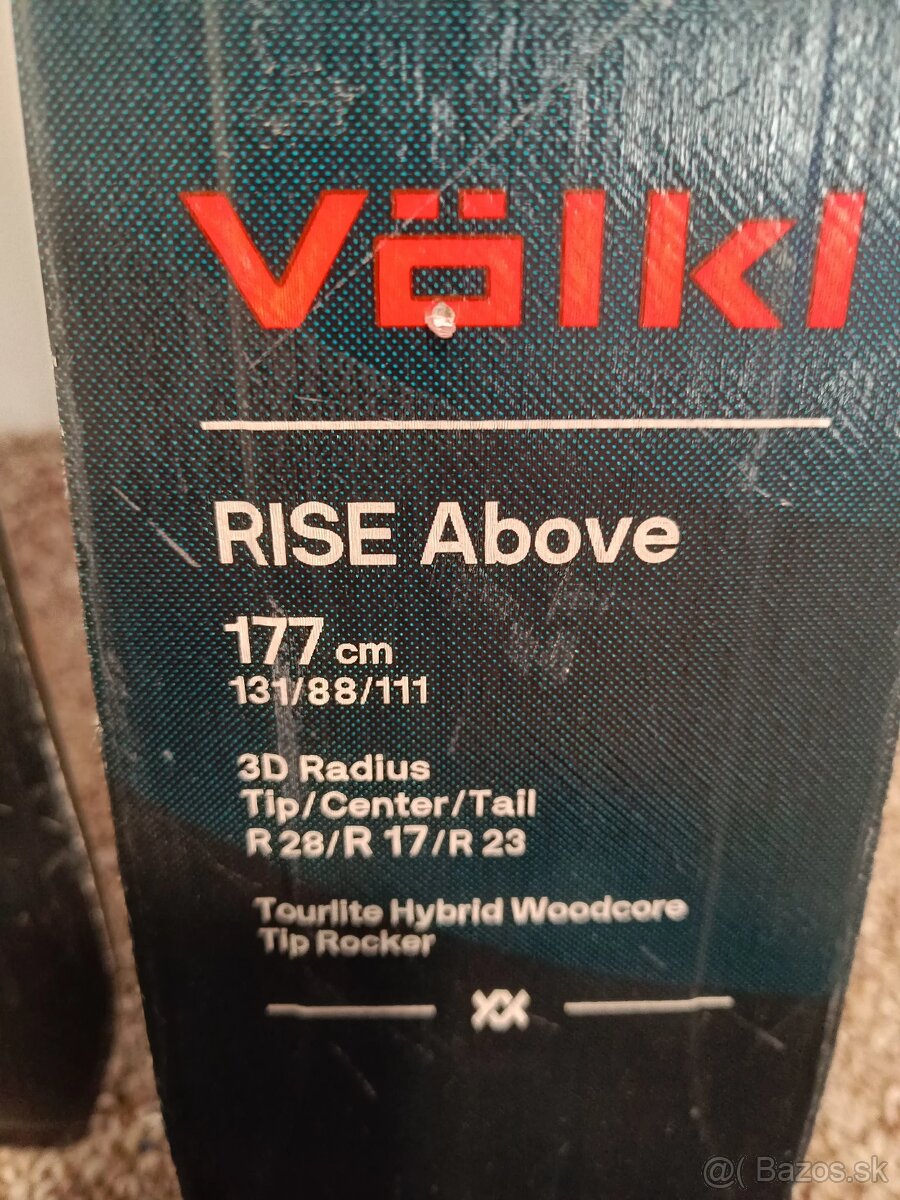 Skialp set Volkl rise above 88 + Tecton 12 + pásy - 5