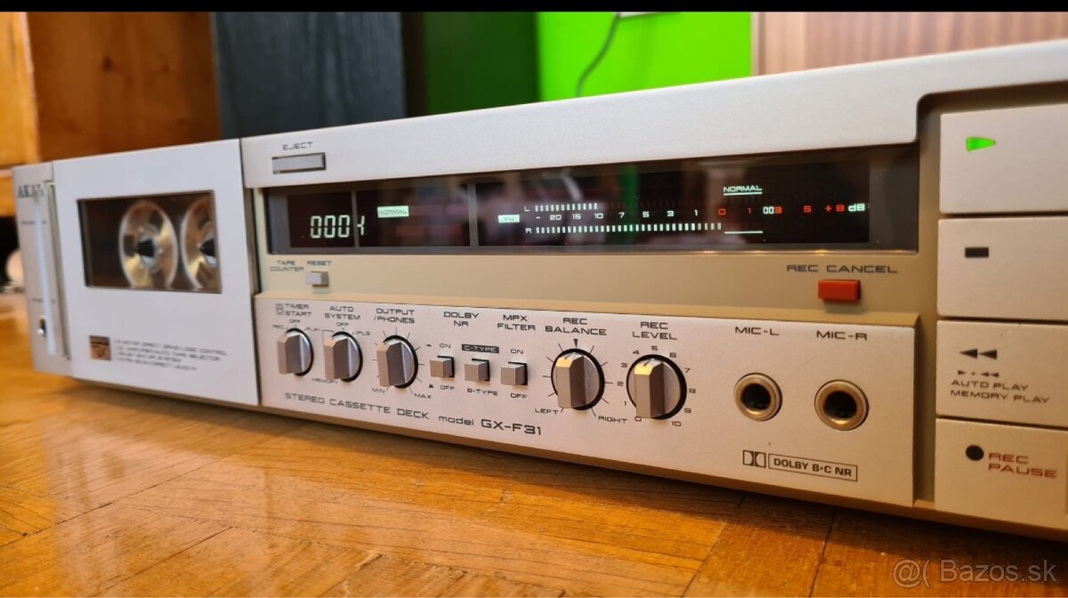Akai Tape deck GX-F 31- veľmi zriedkavý a vzácny prístroj - 5