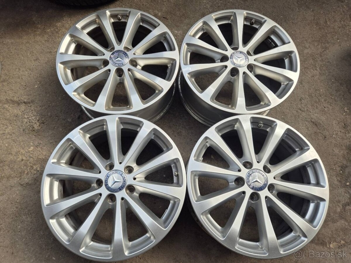 5x112r17 ET40 x 7,5 eektróny originál MERCEDES + snímače - 5