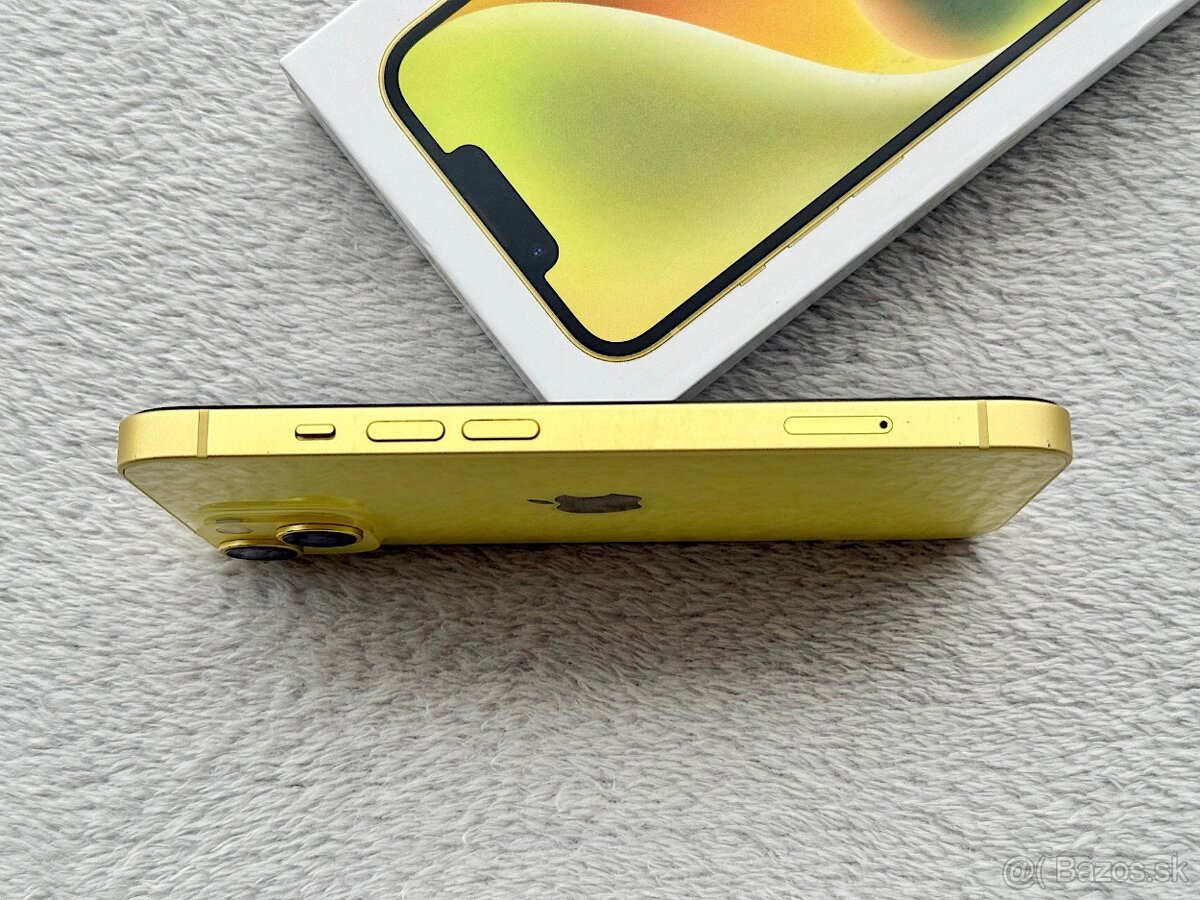 iPhone 14 128GB Žltý, NOVÁ BATERKA, SUPER STAV - 5
