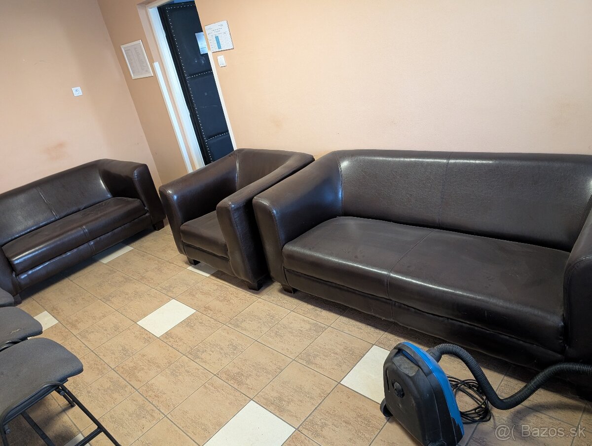 Koženkova sedacia súprava 3+2+1 - 5