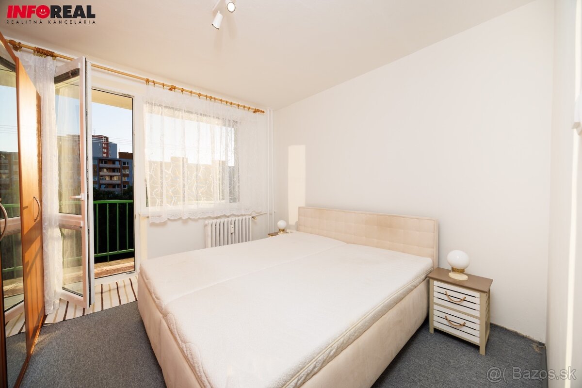 REZERVOVANÝ 3 izb. byt, 68 m2 + loggia, čiasť. rek, - 5