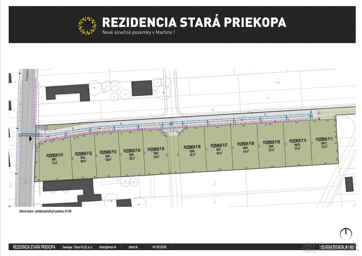 FINREA│ Na predaj stavebné pozemky "Rezidencia Stará Prieko - 5