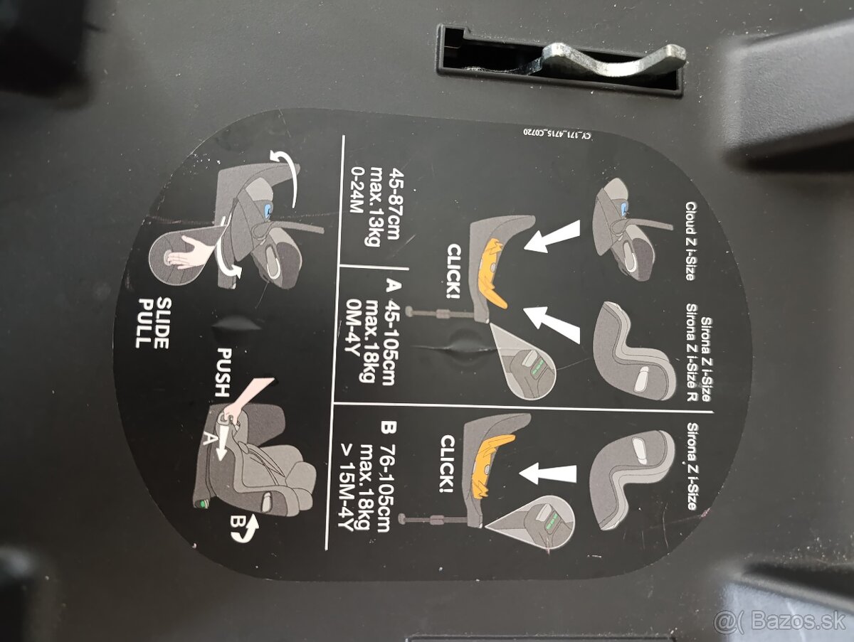 Vajíčko CYBEX Cloud Z I-Size Spring Blossom Dark - 5