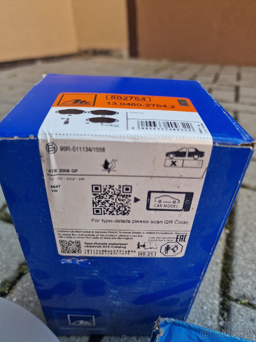 Brzdové kotúče ATE - 5