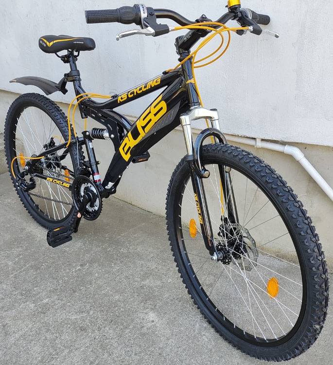 Celoodprúžený horský bicykel 18,5 rám - 5