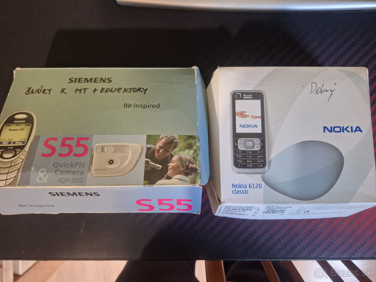 Stare retro GSM mobily NOKIA s prislusenstvom - 5