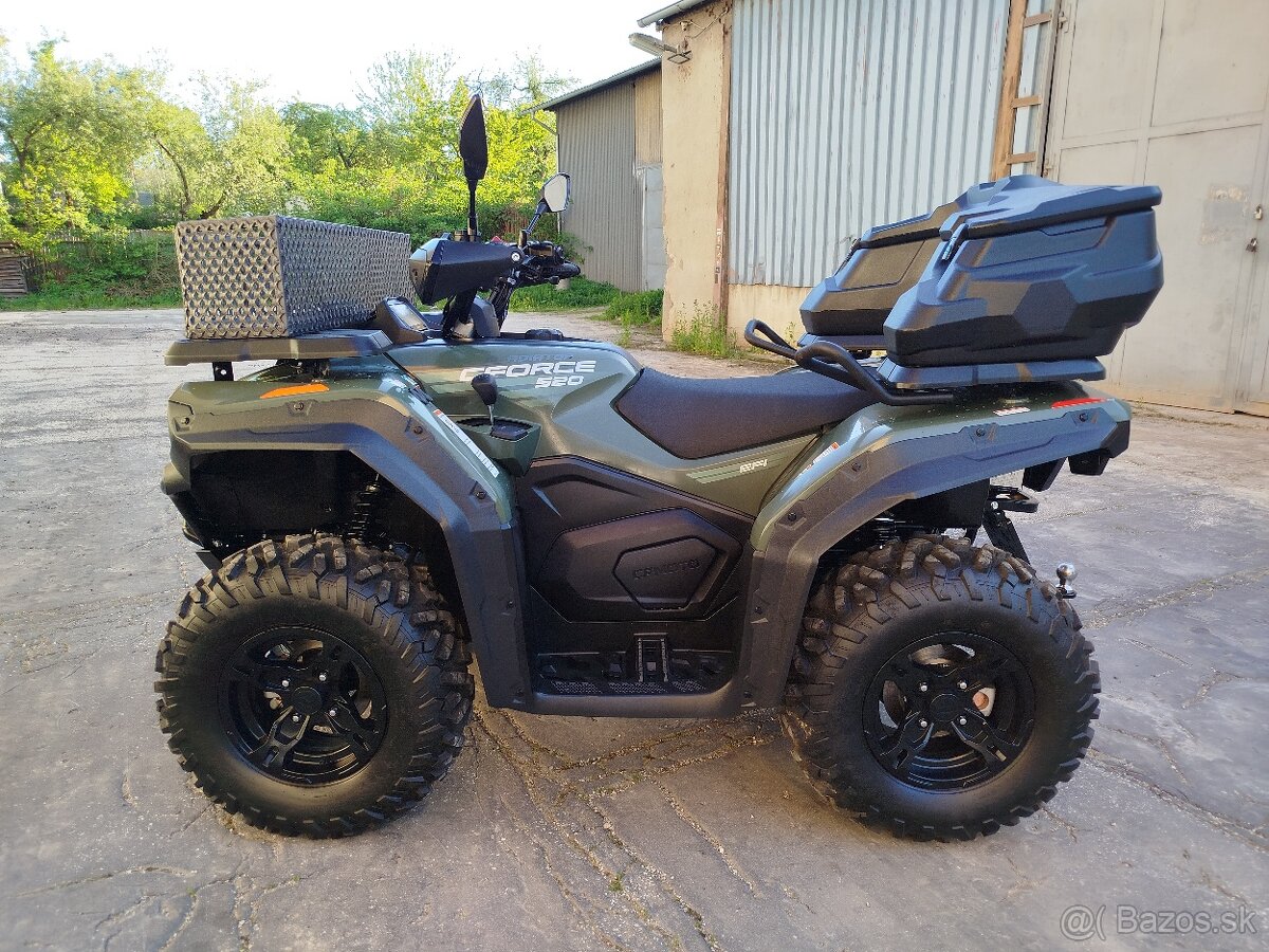 CFmoto 520 model G2 nájazd iba 380 km v priplatkovej výbave
