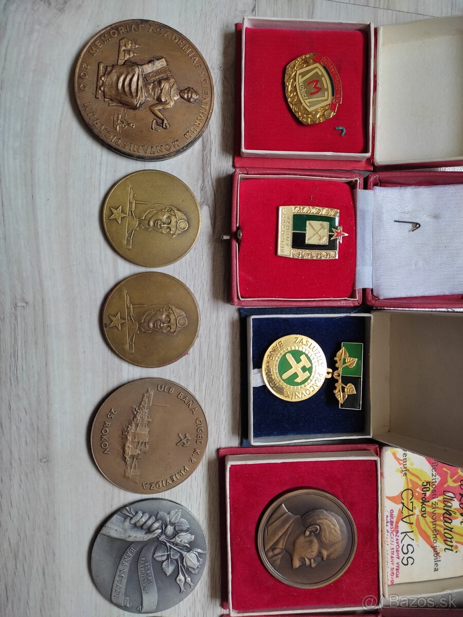 20 ks banícke odznaky vyznamenania medaile - 5