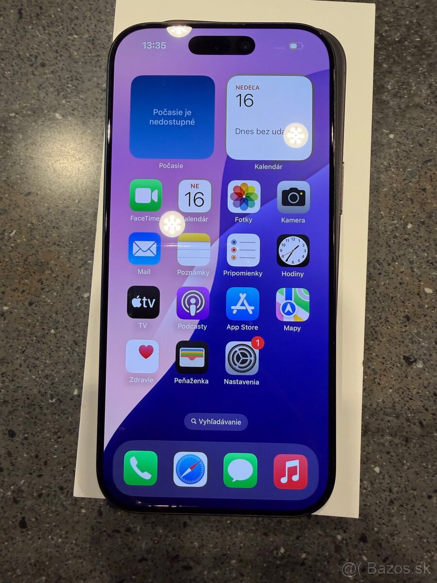 iPhone 16 pro 256gb BLACK TOP STAV - 5