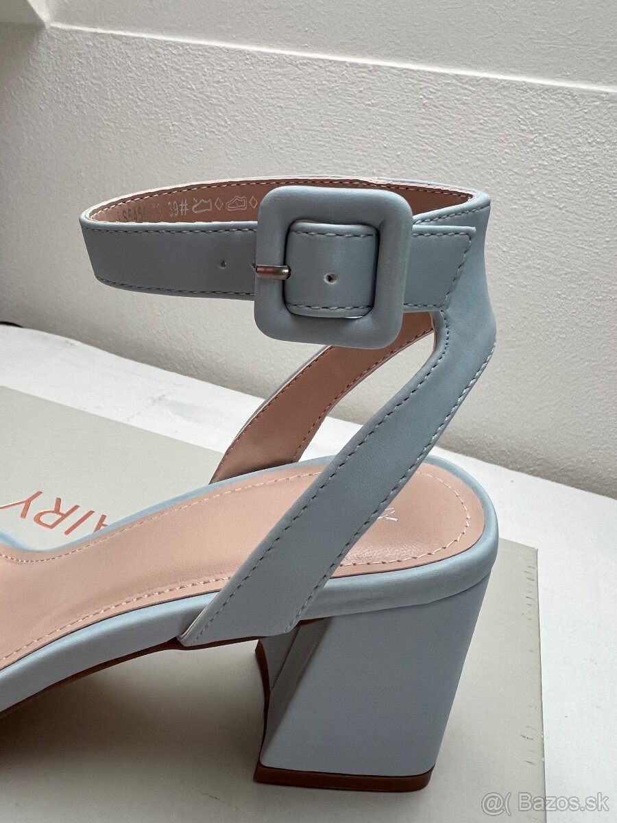 Dámske bledomodré topánky - 5