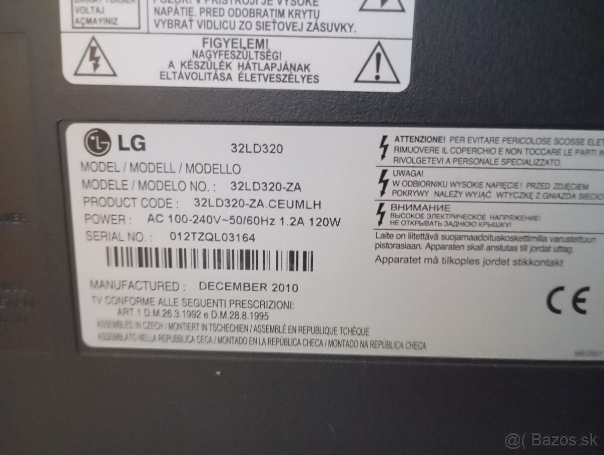 televízor LG 32LD320 LCD TV. - 5