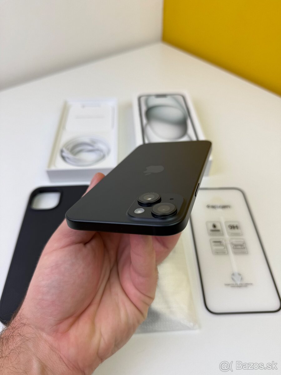 Predám vymením Iphone 15 Plus 128GB Black ako nový - 5