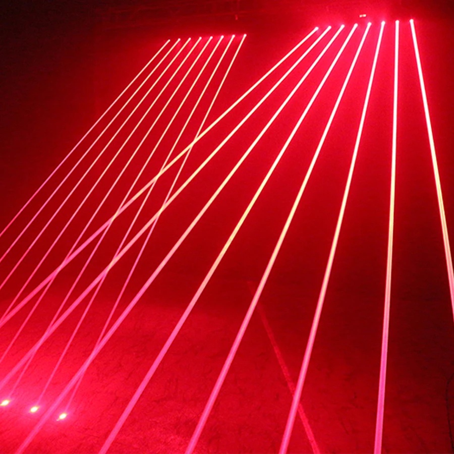 Profesionálny Laserový BAR (8x500mW) – svetelný efekt, DMX - 5