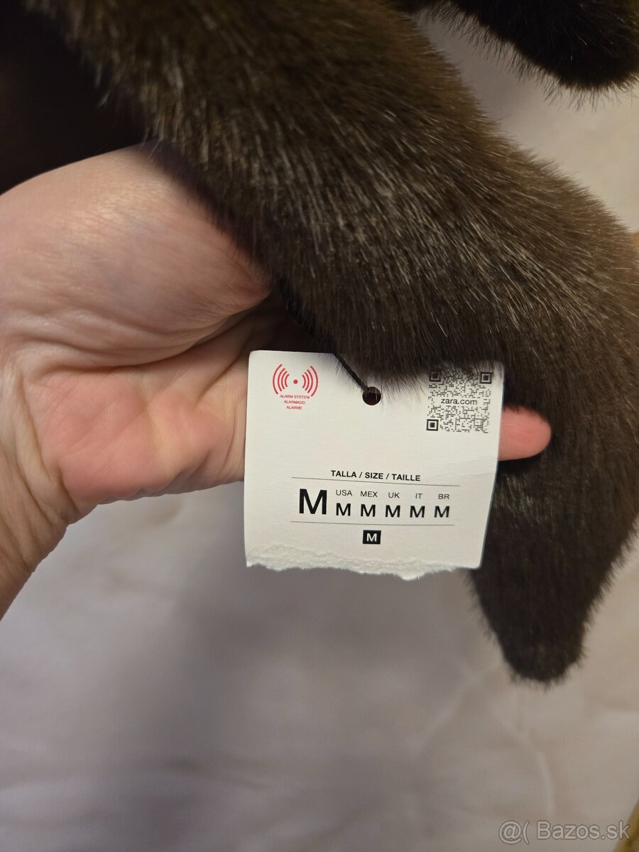 Kožušinový šál zara - 5