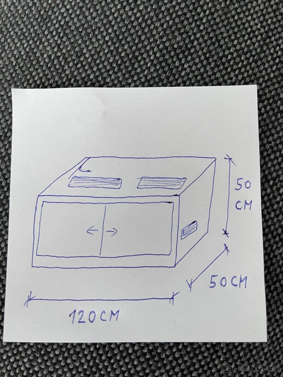 Predám zariadené terárium pre agamu - 5