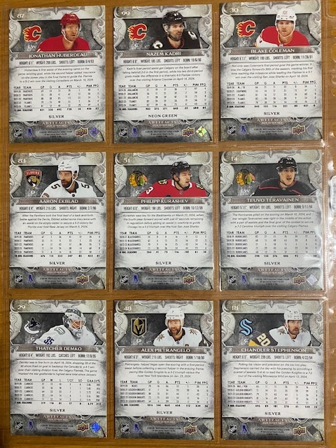 Hokejové kartičky NHL Artifacts Silver - 5