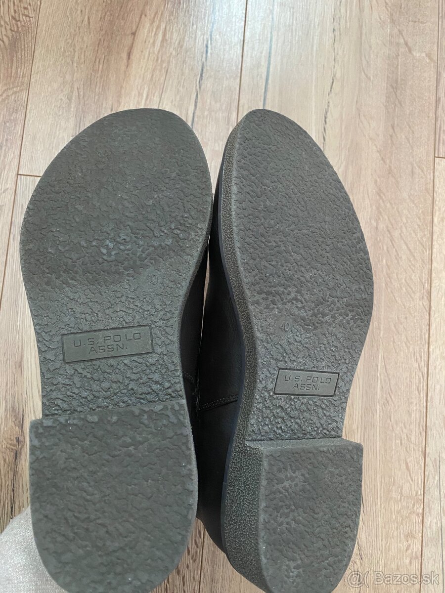 Damske kozene chelsea cizmy Us Polo Assn - 5