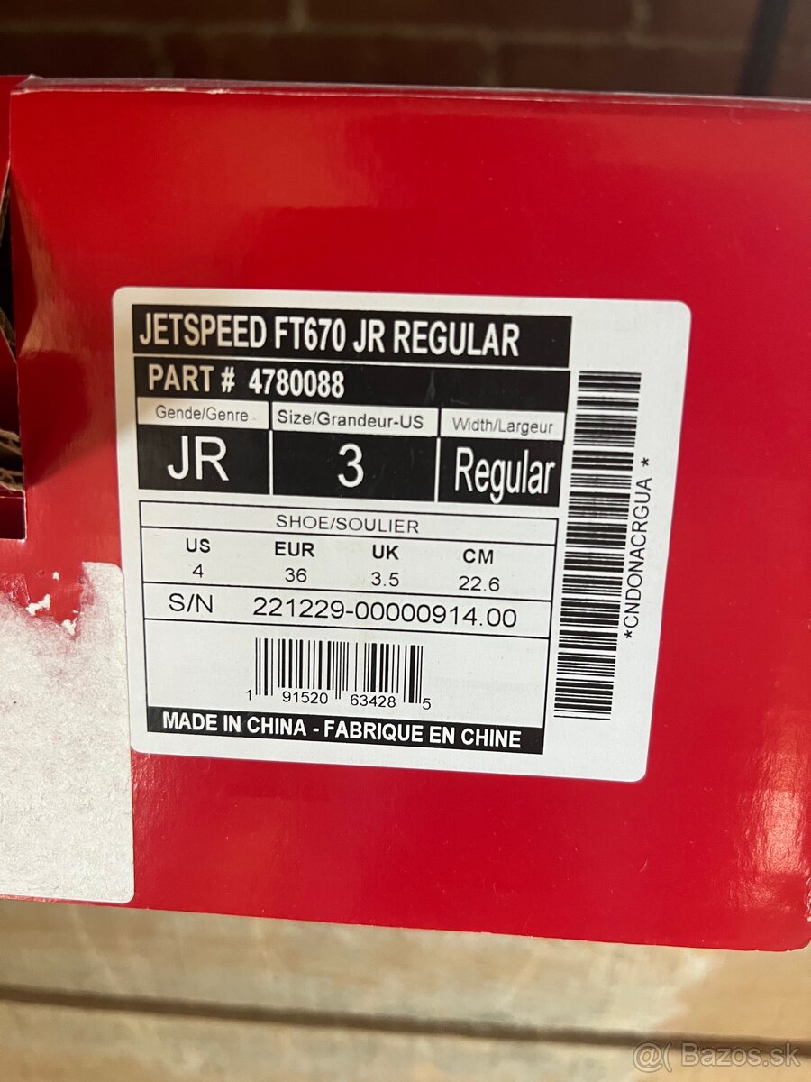 Predám korčule CCM Jetspeed FT670 JR - 5