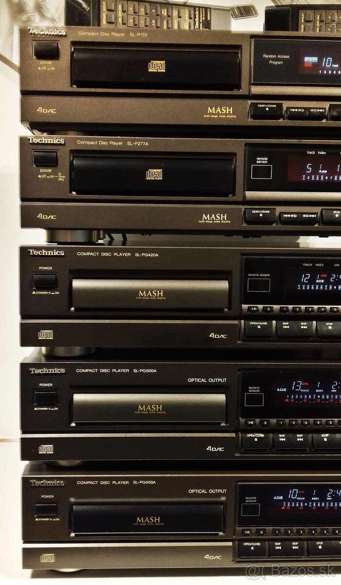 Seria CD prehravac TECHNICS CD2 velky display prevodnik MASH - 5