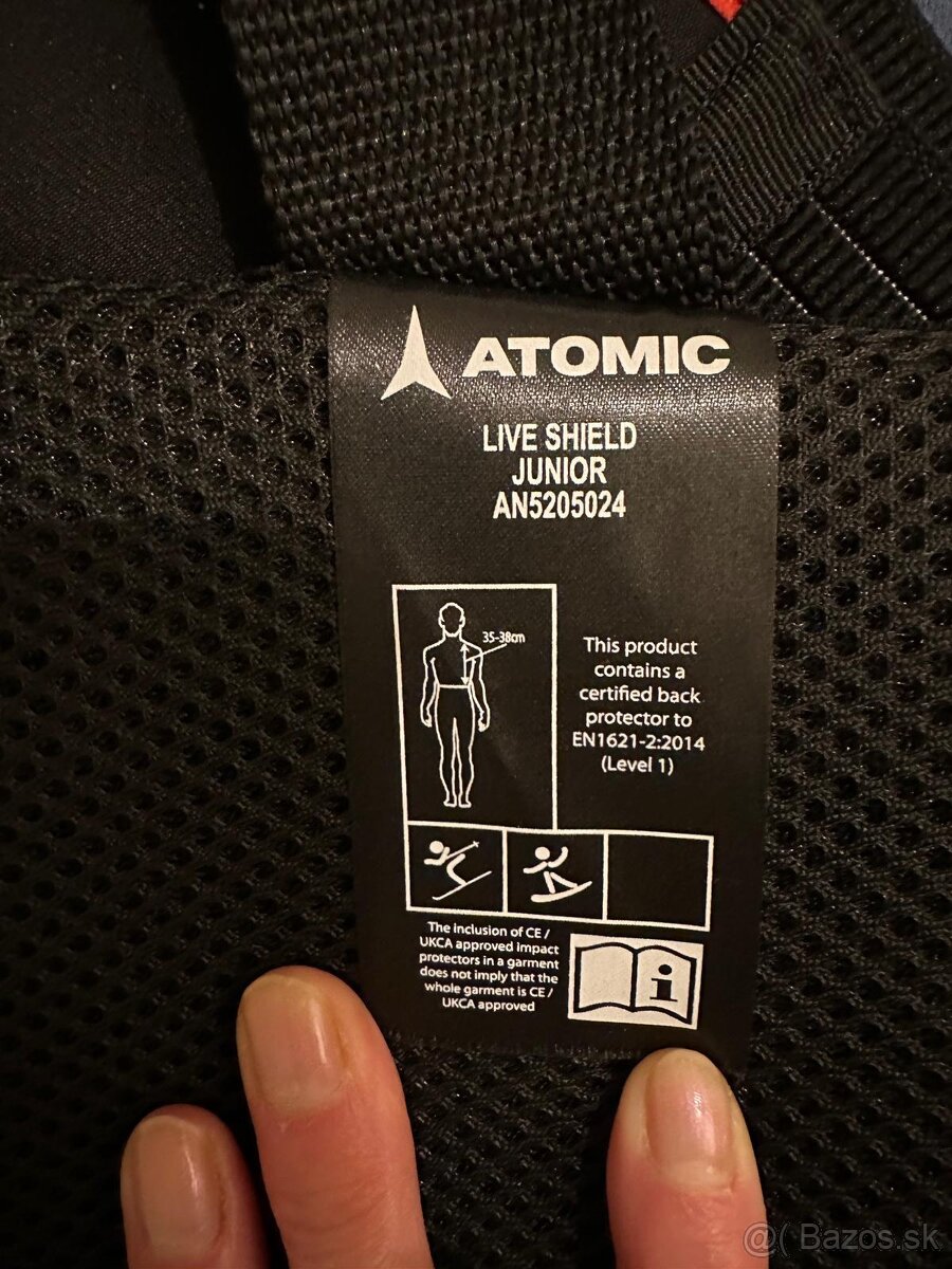 Detský chránič chrbtice - korytnačka na lyžovanie - 5