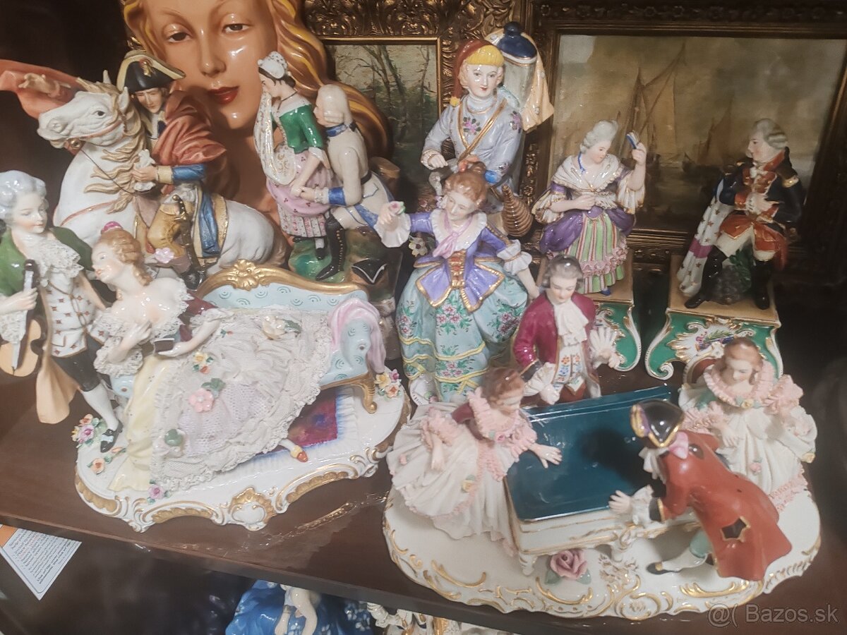 Predám zbierku krásnych porcelánových sôch - 5
