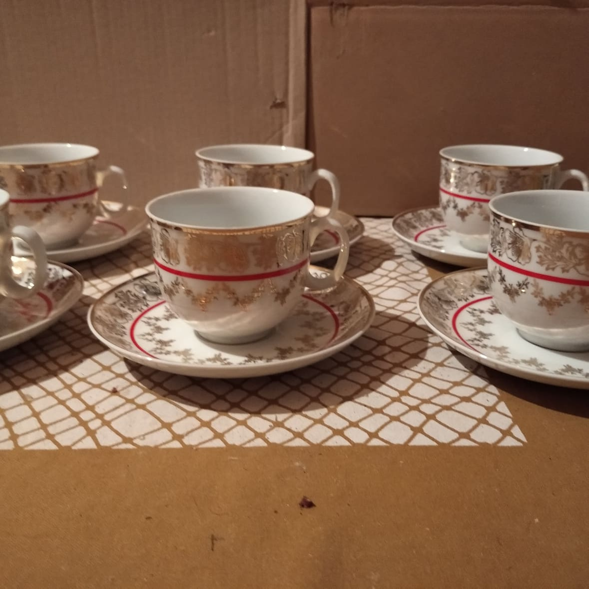 Retro kávové a čajové šálky 4. - 5