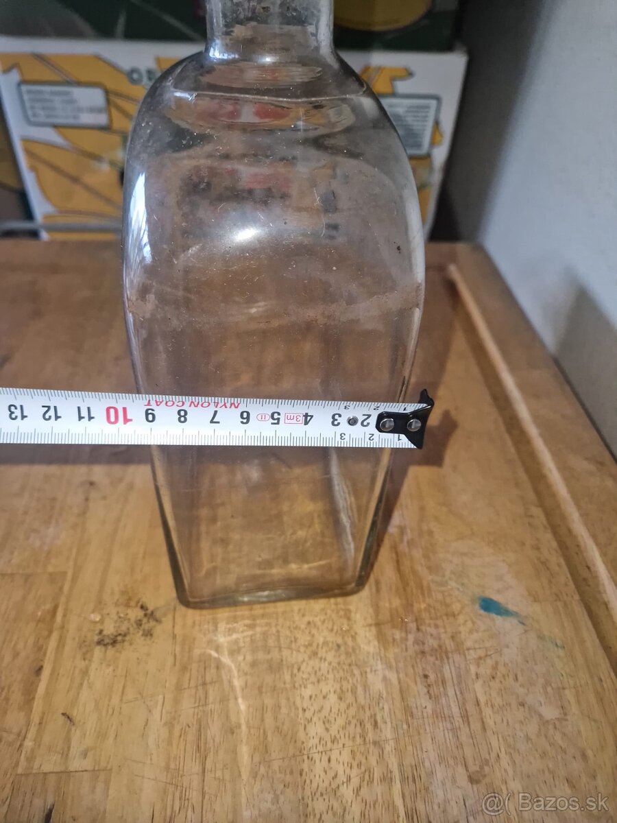 Baroková sklenená fľaša - 5