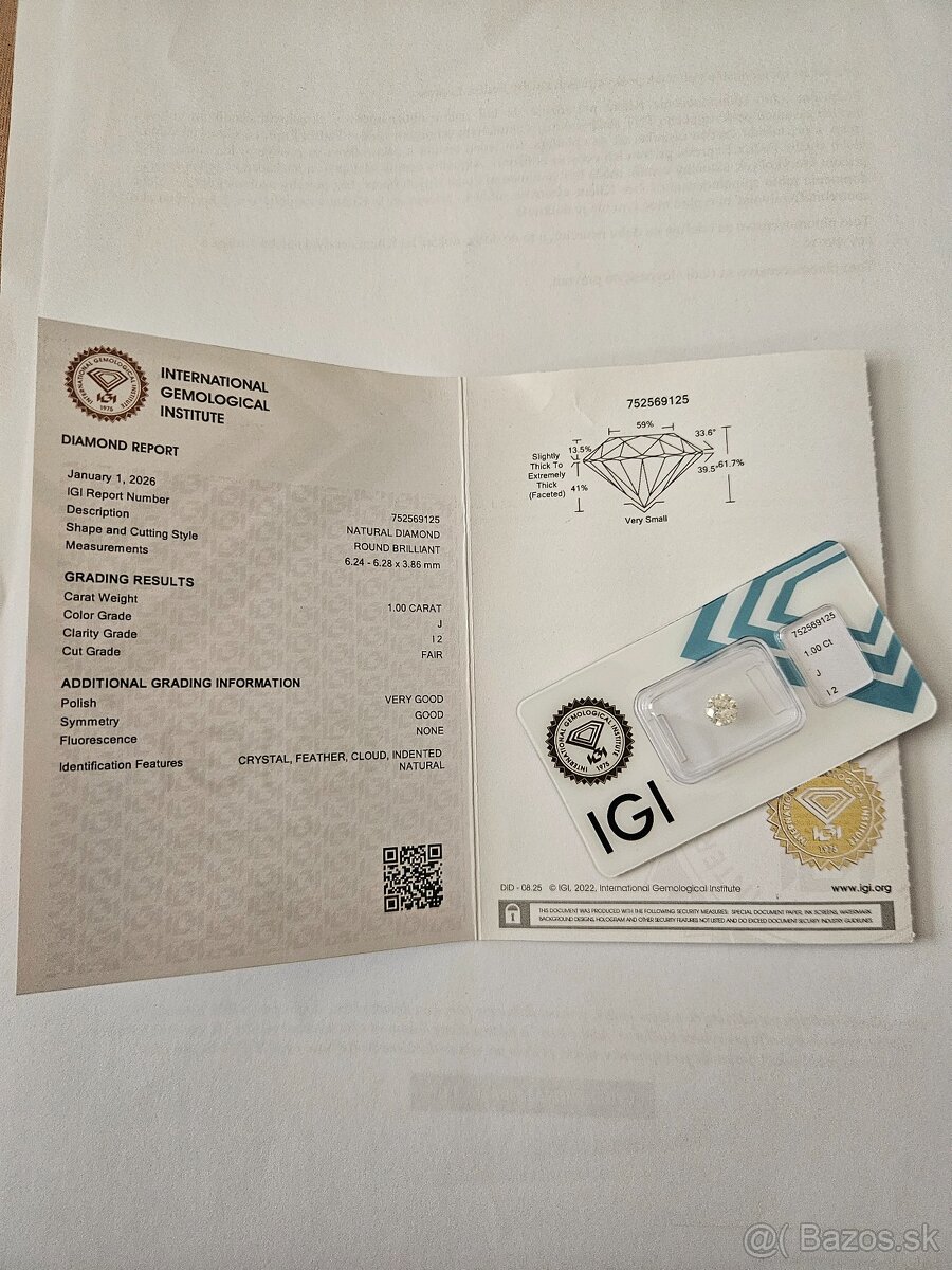 Diamant /Briliant 1ct - 5